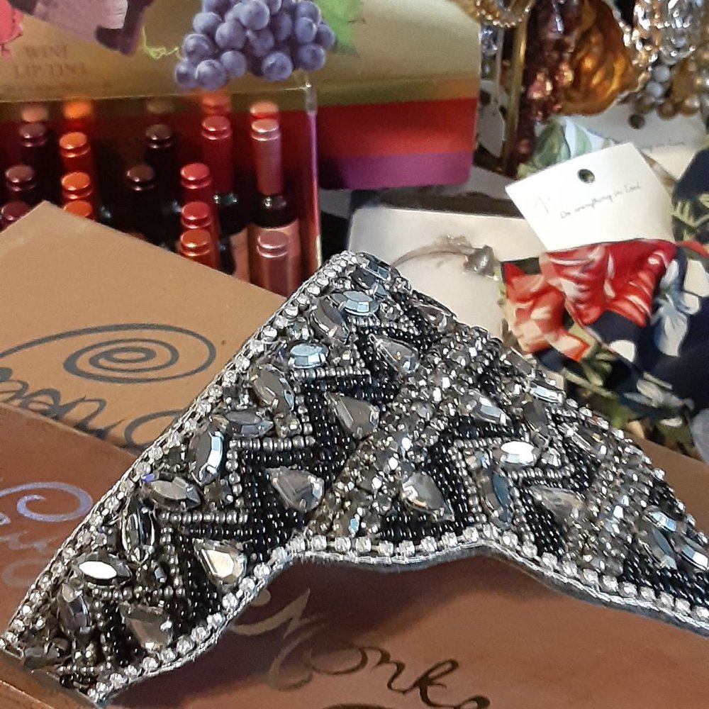 NAUGHTY MONKEY LOVING U BLACK SANDALS BLING - Picture 4 of 7